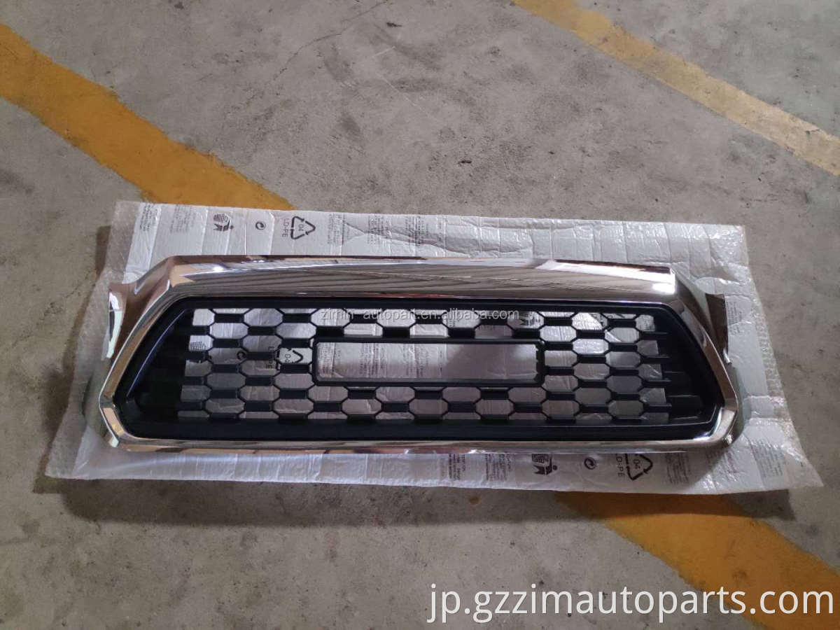high quality factory sale chrome car front bumper grille for tacoma 2012